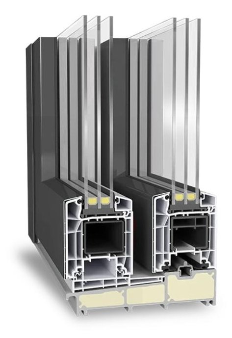 Profilschnitt REVO Lift Hebe-Schiebetür